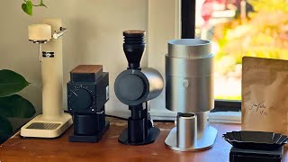 Grinder Comparison Option Lagom 01 Mizen vs DF83V Brew vs Ode 64mm SSP MP ft Flower Child Coffee [upl. by Eleni489]