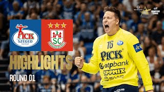 OTP Bank  PICK Szeged 🆚 SC Magdeburg  Round 01  Machineseeker EHF Champions League 202425 [upl. by Nirrej848]