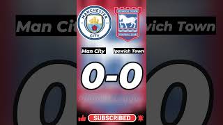 Man City vs Ipswich Town  Premier League 2024 Score Predictor Hit Pause shorts youtube football [upl. by Einafets752]