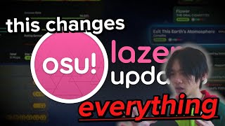 This osu Rework was INSANE Reaction to osulazer updates [upl. by Erdied]