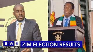 Zimbabwes Nelson Chamisa rejects sham election result following Mnangagwa reelection [upl. by Morrissey]