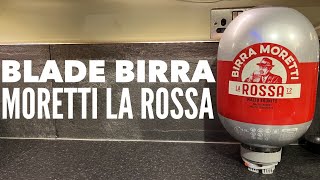 BLADE BEER Birra Moretti La Rossa Bock Review  Heineken Blade Beer Review [upl. by Anilag]