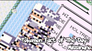 Missingno  Pokemon Fact of The Day [upl. by Lotsyrk]