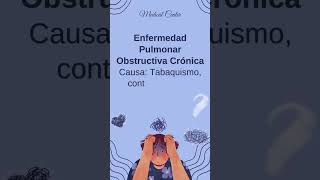 Enfermedad Pulmonar Obstructiva Crónica Tabaquismo contaminación o exposición a sustancias [upl. by Annasor]