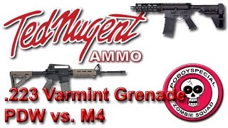 223 Varmint Grenade PDW vs M4 [upl. by Russ]