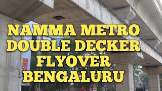 Namma Metro Double Decker Flyover View  Yellow Line Phase2  Bengaluru  Karnataka  India 🇮🇳 [upl. by Joachima]