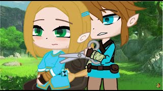 BOTW Gacha Link cutting Zeldas hair [upl. by Lehteb]