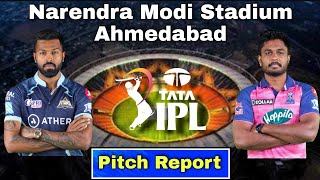 Narendra Modi Stadium Ahmedabad Pitch Report  IPL 2022 GT vs RR Final Match Highlights  LIVE [upl. by Madaras]