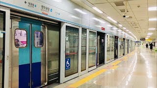 과천선 경마공원역 진입발차  Seoul Racecourse Park station [upl. by Dronel]