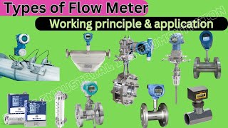 Types of flow meter amp working principle transmitter flowmeter instrumentation electrical [upl. by Ellerud]