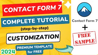 Contact Form 7 WordPress Tutorial  How to Setup Contact Form 7 in WordPress With Free Template [upl. by Richers]