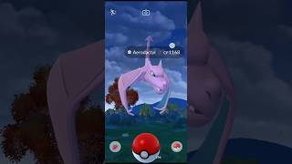 Pokémon Go Catching Shiny Aerodactyl [upl. by Sukcirdor392]