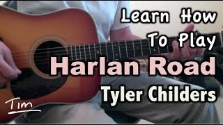 Tyler Childers Harlan Road Guitar Lesson Chords and Tutorial [upl. by Annayar]