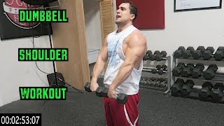 Intense 5 Minute Dumbbell Shoulder Workout [upl. by Kawasaki]