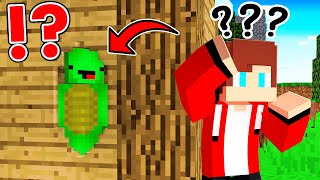 How MIKEY HIDE In The BLOCK HIDE And SEEK Challenge With MIKEY And JJ In Minecraft  Maizen [upl. by Anoiuq]