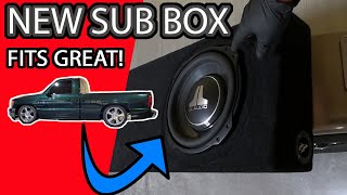 New Subwoofer Box for the NBS Sierra Thin Mount Subs and No Seat Room Lost [upl. by Hola]