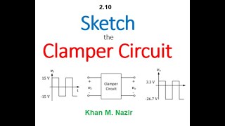 Clamper Circuit  How to Sketch Output  Assignment Question  EDC 2102EnglishBoylestad [upl. by Merry]