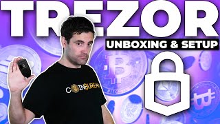 Trezor Crypto Wallet Unboxing amp Setup Beginners Guide 🧐 [upl. by Inglebert]