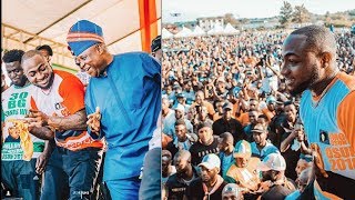 Davido Performs At PDP Rally For Ademola Adeleke gives Assurance In Ire Osun State [upl. by Amandie985]