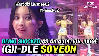 CC SOYEON gets furious after watching the trainees performance GIDLE SOYEON [upl. by Earissed628]