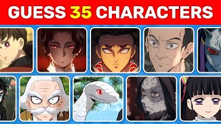 Guess 35 Demon Slayer characters in 3 seconds [upl. by Jeffrey]