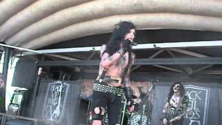 Black Veil Brides Full Warped Tour Show 7292011 [upl. by Hessler]