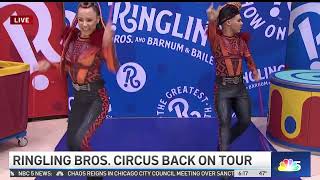 Ringling Bros Circus tour brings new kind of circus show to Chicago area this weekend [upl. by Noisla]