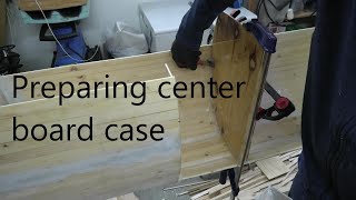 Building the centerboard case for a camping catamaran 299 [upl. by Christophe352]