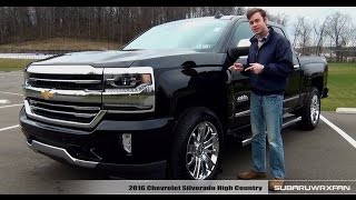 Review 2016 Chevrolet Silverado High Country [upl. by Akceber407]