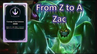 Lol arena from Z to A Zac [upl. by Africa57]