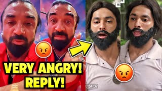 Ajaz Khan VERY ANGRY REPLY To Harsh Beniwal  Ajaz Khan Vs Harsh Beniwal Controversy [upl. by Lahcym]