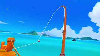 Bobber bay fishing  Bait on hook not showing fix  Meta Horizon Worlds  VR [upl. by Farlee707]