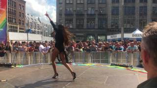 Mirela  Contigo live at Amsterdam Pride 2017 [upl. by Brnaby]