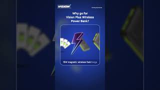 Why go for Vision Plus Wireless Power Bank [upl. by Dorris]