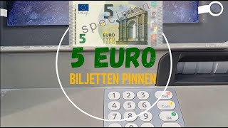 Alleen €5 EURO BILJETTEN pinnen [upl. by Bianka]