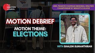 MOTION DEBRIEF  Chaps 24  Semifinals [upl. by Ellinet]