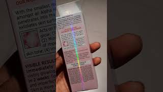 LOreal Paris Brightening Serum 1 Glycolic Acid Serum review minimizepores shortsfeed [upl. by Eenrahc]