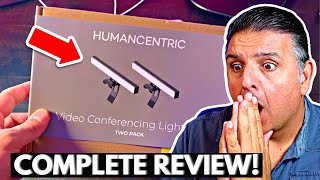 HumanCentric Video Conference Lighting  Webcam Light for Streaming Unboxing amp Demo [upl. by Aremmat]