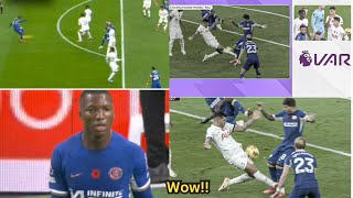 Moises Caicedo Goal vs Tottenham Romero Red Card vs Chelsea  Tottenham vs Chelsea [upl. by Odyssey]