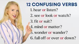 12 Confusing English Verbs [upl. by Croydon]