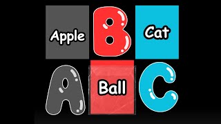 Abc Song  ABCD Song for kids  Learning ABC Letters and Basic English Vocabulary  Nursery Rhymes [upl. by Tonl]