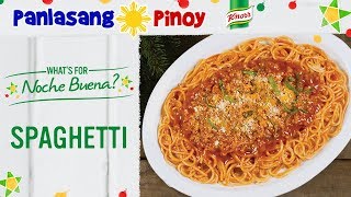 Easy Pinoy Spaghetti  Panlasang Pinoy [upl. by Peale696]