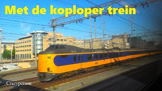 Met de trein van Utrecht Centraal richting Gouda NS ICMm Koploper [upl. by Tranquada422]