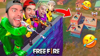 EL RETO del FRANCOTIRADOR CUATRUPLE FREE FIRE  AntornixxG [upl. by Htnamas]