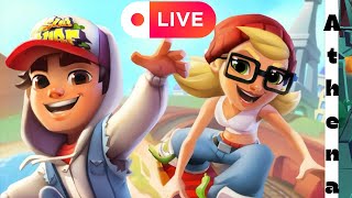 Athena is live on subway surfers  subwaysurfers livefeed [upl. by Krispin]