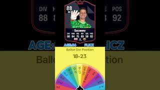 SZCZESNY  Career Path Evolution on FIFA footballevolution spinner football [upl. by Thorstein912]