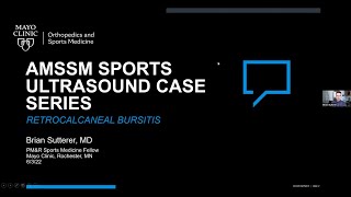 Retrocalcaneal Bursitis with Dr Brian Sutterer  AMSSM Sports Ultrasound Case Presentation [upl. by Gaelan]