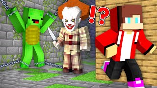 How JJ and Mikey Hide and Escape From PENNYWISE Hide and Seek Minecraft Maizen [upl. by Ahsilat87]