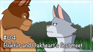 Bluefur and Oakheart’s first meet  Bluefur MAP  Part 4 [upl. by Ahto]