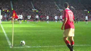 Ryan Giggs takes a corner V Bolton [upl. by Abra826]